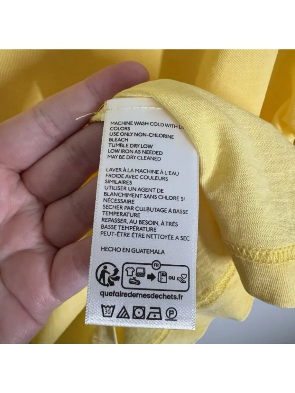 We The Free Women M Yellow Short Sleeve Perfect Oversized Crewneck Tee NWOT - Picture 10 of 13